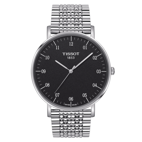 Tissot Everytime Large Stainless Steel / Black / Bracelet